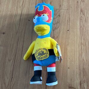 2005 15"The Simpsons (El Barto) Bart Lucha Plush Springfield Champion Wrestler